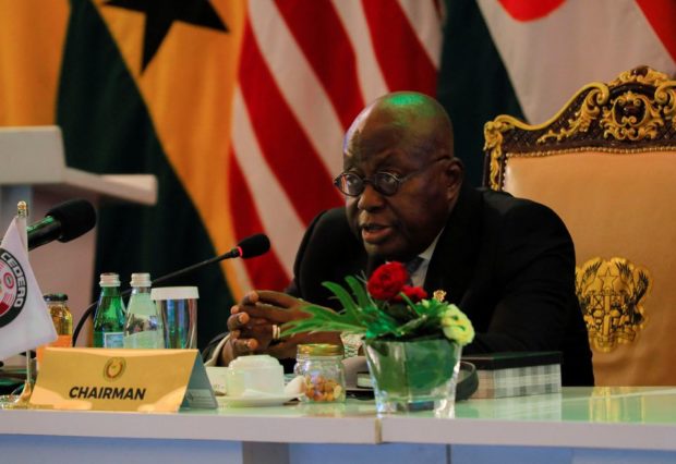 Ghanaian President and Chairman of Economic Community of West African States (ECOWAS) Nana Akufo-Addo