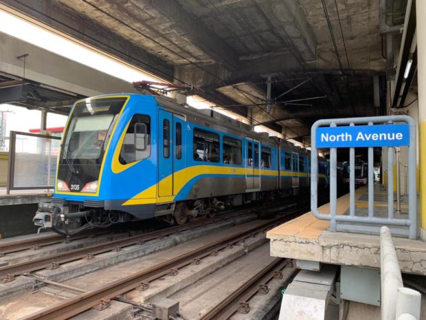 New train coaches of MRT-3