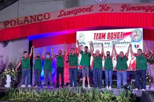 Candidates for elective posts in Polanco, Zamboanga del Norte, led by incumbent Mayor Evan Hope Olvis. STORY: Uy, Jalosjos families headed for showdown in Zamboanga del Norte