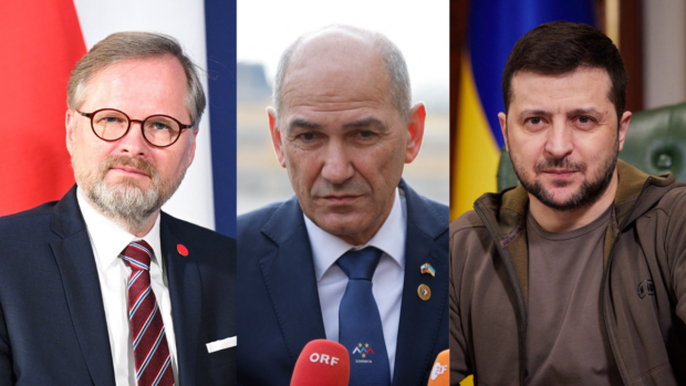 Polish, Czech, Slovenian PMs meets Zelensky in Kyiv