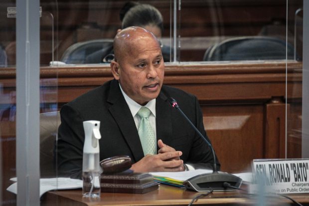 Sen. Ronald “Bato” Dela Rosa. STORY: Still no word on 34 missing in ‘e-sabong’ abductions
