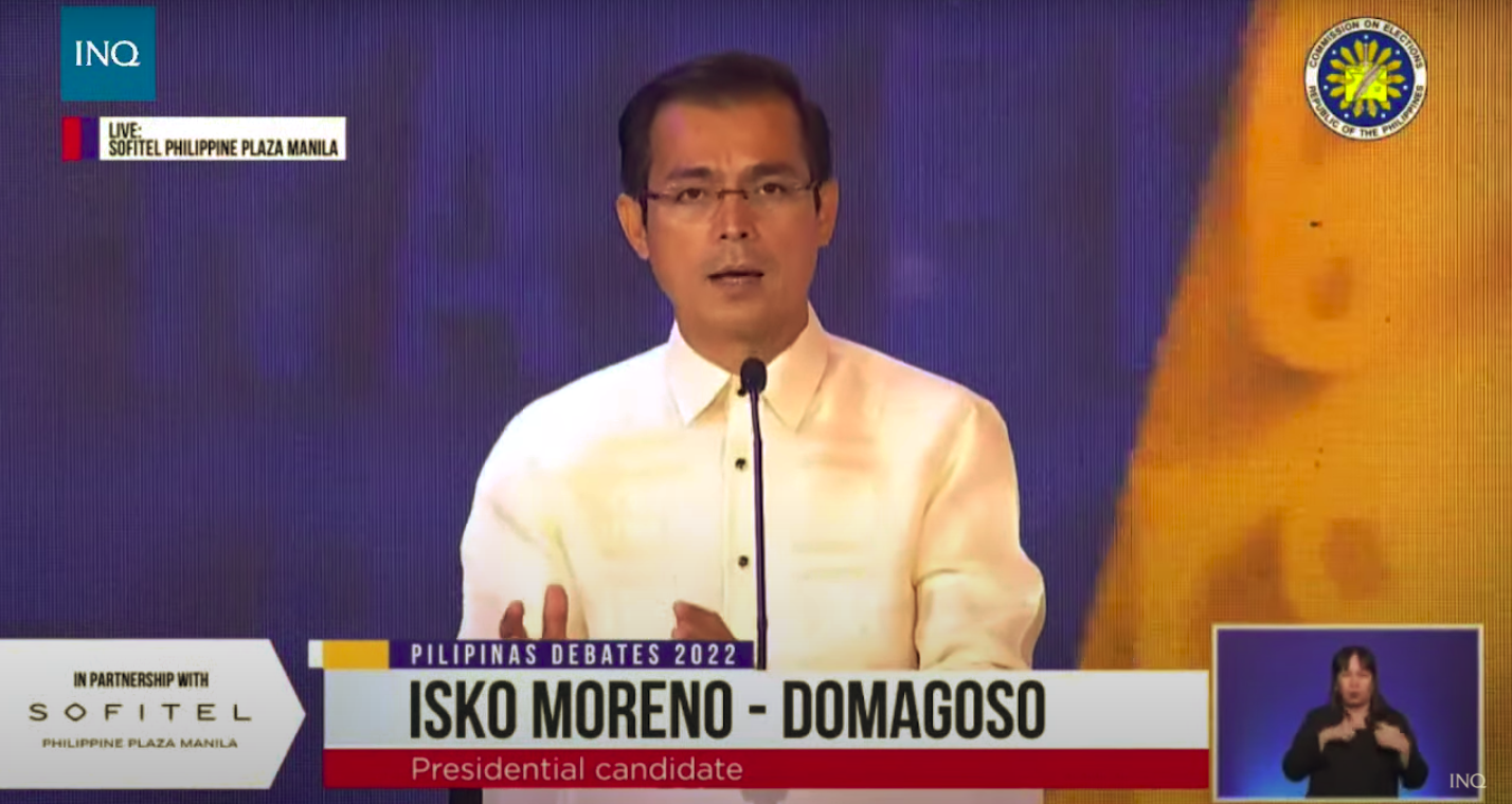 Presidential contender and Manila mayor Francisco "Isko Moreno" Domagoso