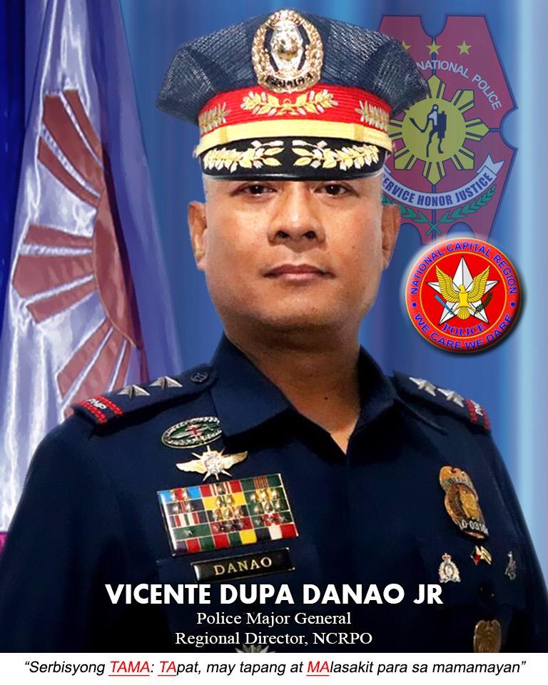 PNP OIC Maj. Gen. Vicente Danao Jr. Image courtesy of PNP Public Information Office