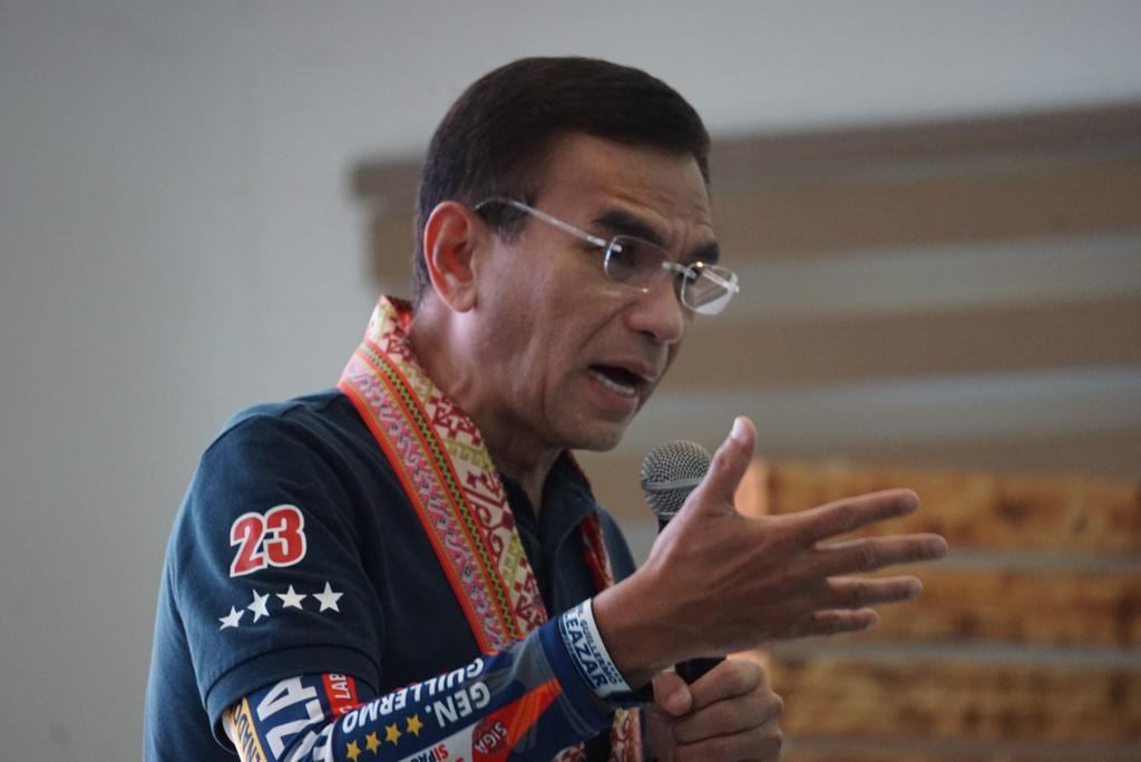 Former Philippine National Police (PNP) chief and senatorial candidate Gen. Guillermo Lorenzo Eleazar violence against women intervention