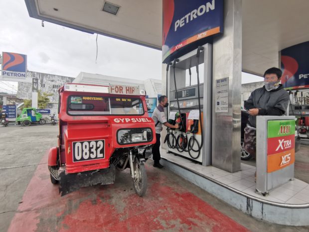 Gasoline station in Tagbilaran City, Bohol. STORY: Drop in diesel prices seen, but gasoline to cost even more