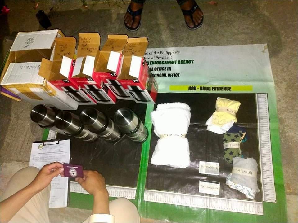 Authorities seized these illegal drugs and other contents of a box that arrived at Pork of Clark and came from South Africa