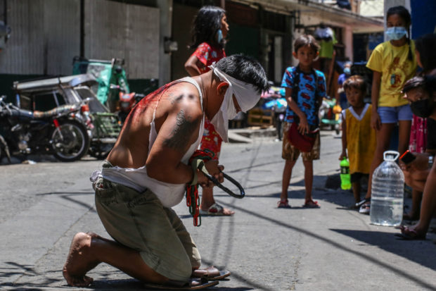 Religious whipping marks Good Friday in the Philippines