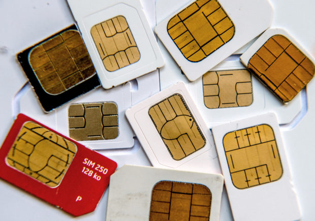Social media services will be inaccessible for unregistered SIM cards, that are shown in this photo, despite the extension of the registration deadline.