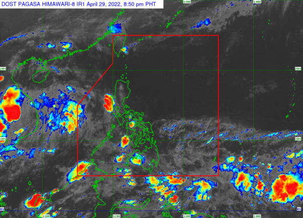 Pagasa: Cloudy skies, rain due to ITCZ over parts of Palawan, Mindanao this weekend