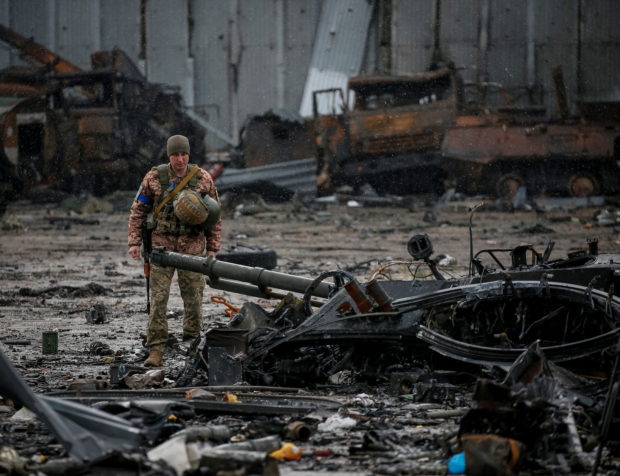Global outrage spread on Monday over civilian deaths in Ukraine including evidence of bound bodies shot at close range and a mass grave found in areas retaken from Russian troops, as artillery bombarded the country's south and east.