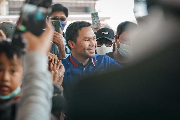 Manny Pacquiao. STORY: Christian groups gather in San Juan to back Pacquiao