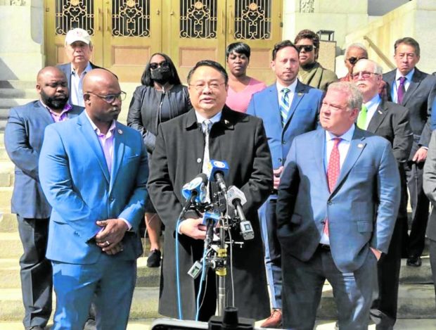 Philippine Consul General Elmer Cato appeals to New York authorities to keep Filipinos and other Asians safe from racist violence in a March 15 speech in Yonkers. STORY: PH diplomat faces up to anti-Asian hate