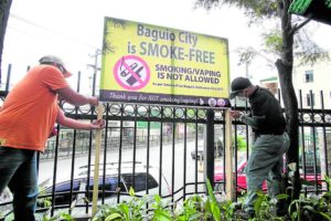In Baguio, kicking smoking habit is a community effort