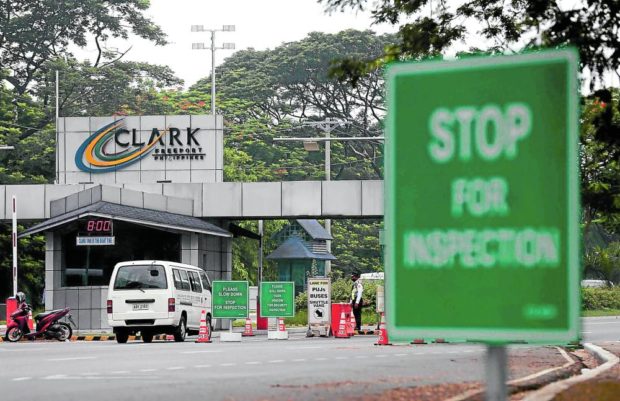 The Clark Freeport in Pampanga Province is one of central Luzon's main job generators