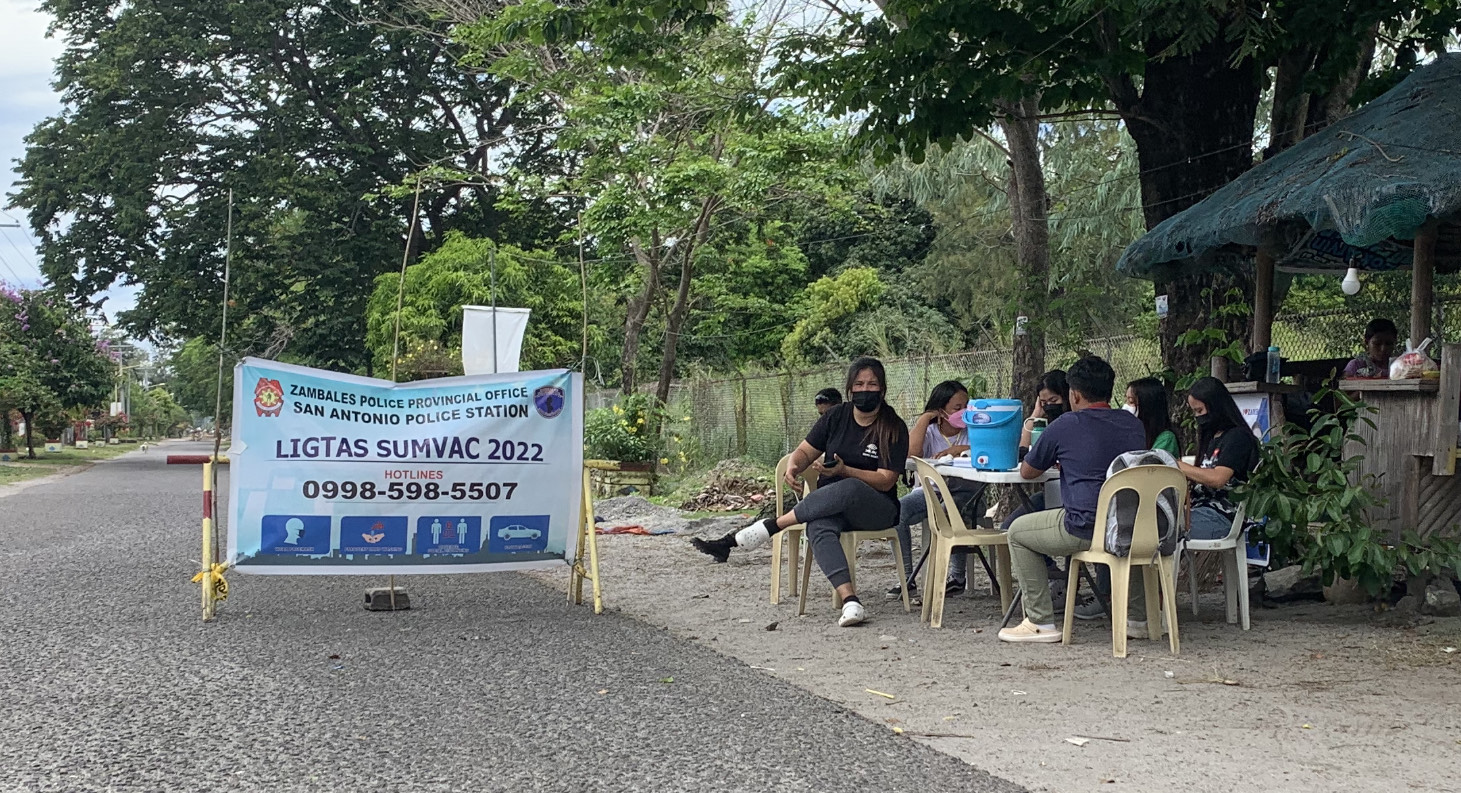 Holy Week checkpoint in Zambales, Central Luzon