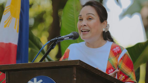 Three-term Senator and Senatorial Candidate Loren Legarda during 52nd celebration of Earth Day at the Ninoy Aquino Parks and Wildlife Center Arboretum, Diliman, Quezon City on Friday.