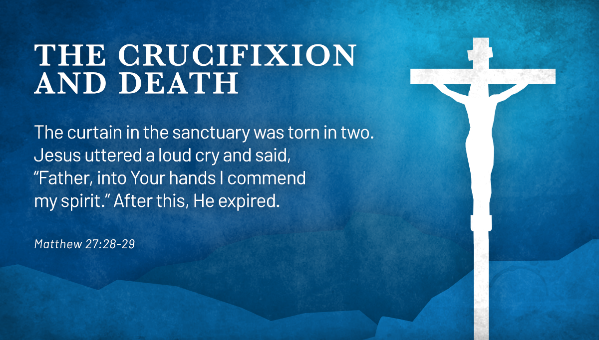 The crucifixion and death