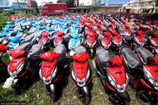 The import of motorcycles