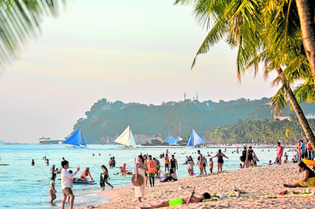Tourists return to Boracay as COVID restrictions are eased. STORY: President Marcos okays VAT refund for foreign tourists