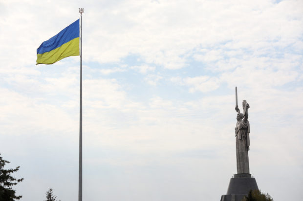 A Berlin court overturns a ban imposed by the German capital's police on Ukrainian flags around Soviet monuments on May 8 and 9