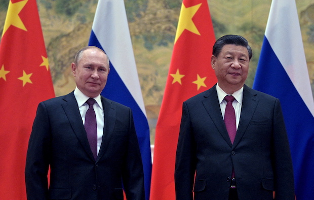 Russian President Putin meets Chinese President Xi in Beijing. STORY: US relieved as China appears to heed warnings on Russia