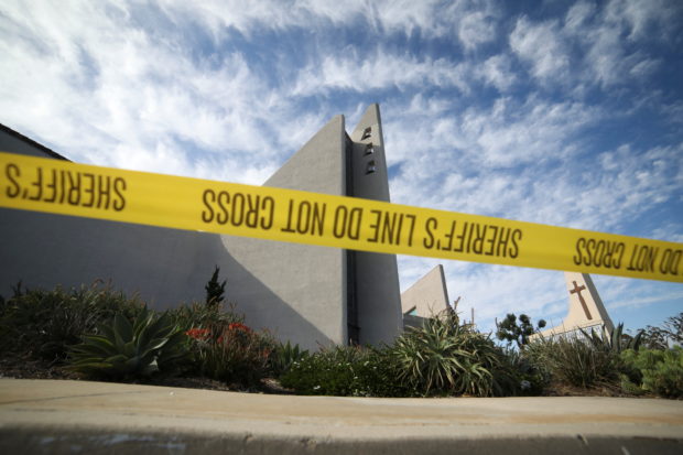 The Geneva Presbyterian Church is seen after a deadly shooting, in Laguna Woods, California, U.S. May 15, 2022. REUTERS/David Swanson