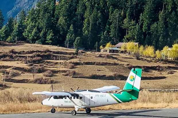 Tara Air, De Havilland Canada DHC-6 Twin Otter, 9N-AET seen in Simikot. STORY: Nepal suspends search for missing plane with 22 on board