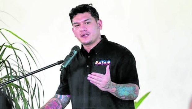 Sebastian “Baste” Duterte —CONTRIBUTED PHOTO Davao contender mayor parents