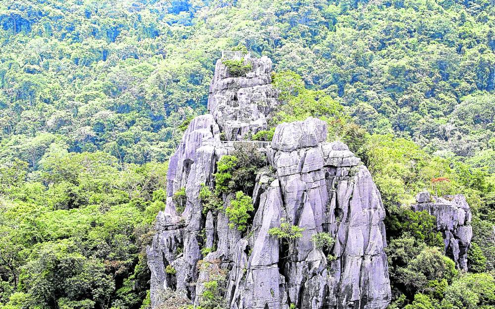 Masungi Georeserve in Baras town, Rizal province, in 2019, has been hailed as one of the most innovative and sustainable tourism projects in the world by the United Nations World Tourism Organization