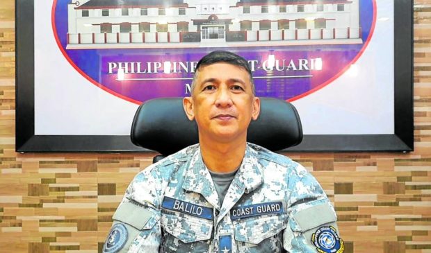 Commodore Armando Balilo, PCG. STORY: Ships, plane search for 7 fishers in Palawan waters