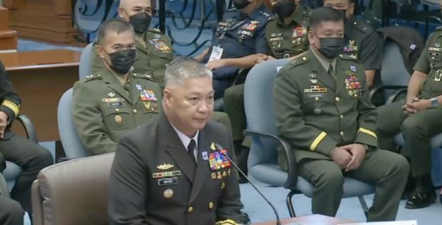 Seventeen Armed Forces of the Philippines (AFP) generals and officers face the national defense committee of the Commission on Appointments (CA)