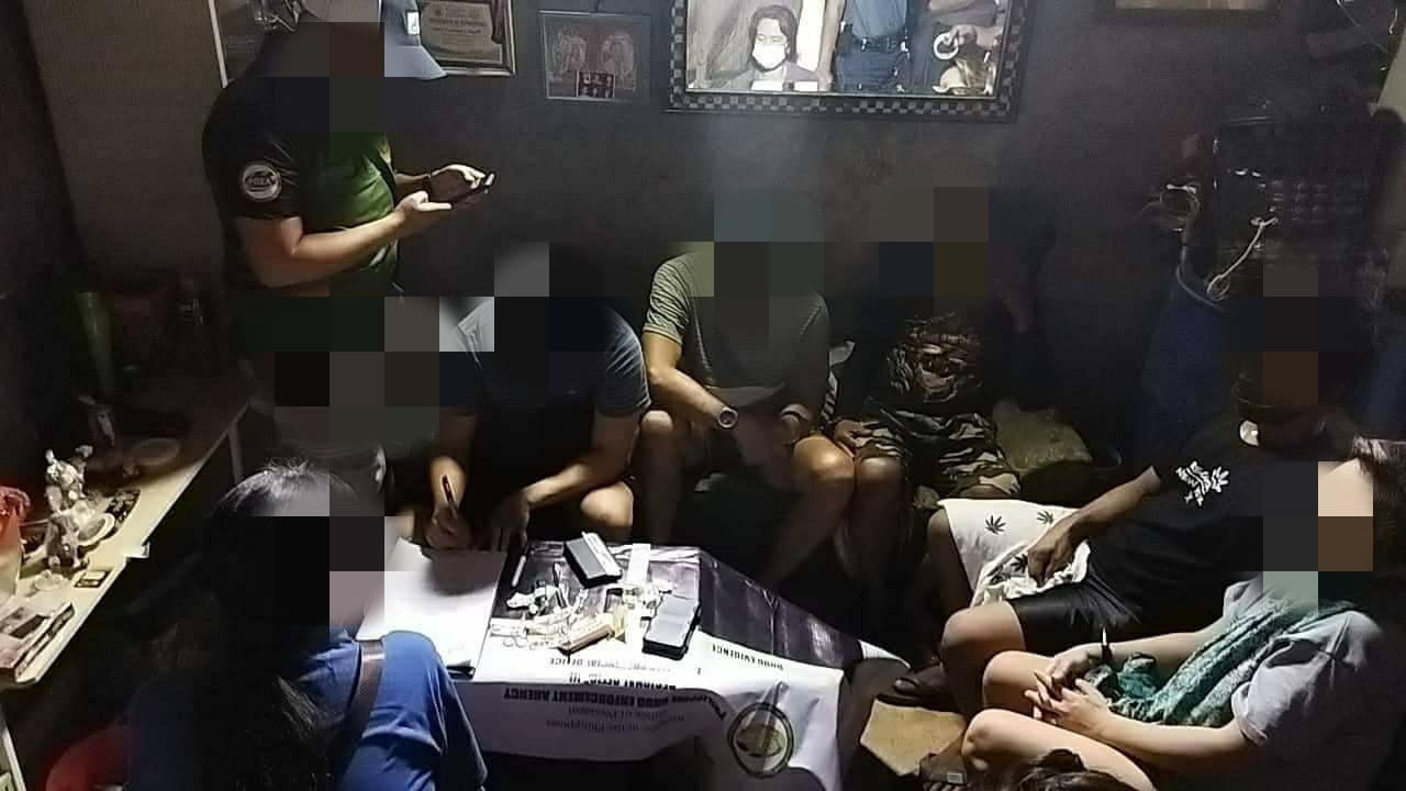 Agents of the Philippine Drug Enforcement Agency and local police in Zambales raided Sunday an alleged drug den and arrested four suspects