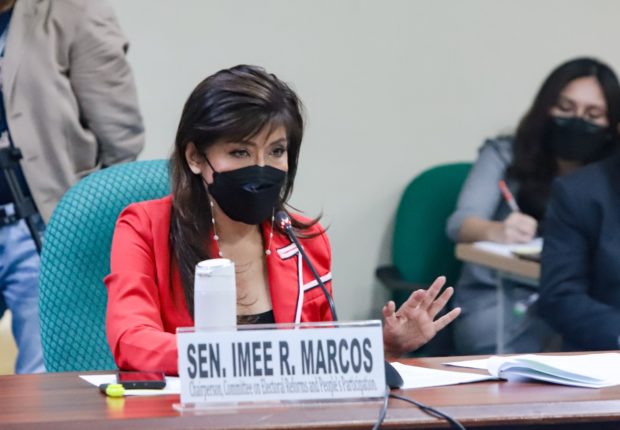 Senator Imee Marcos reminded Filipinos on Wednesday that the country’s problems would not  disappear “in the blink of an eye” when her brother, Ferdinand “Bongbong” Marcos Jr., assumes the presidency.