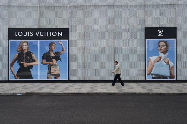 Louis Vuitton street billboards. STORY: Luxury brands keep ‘VICs’ pampered amid lockdown