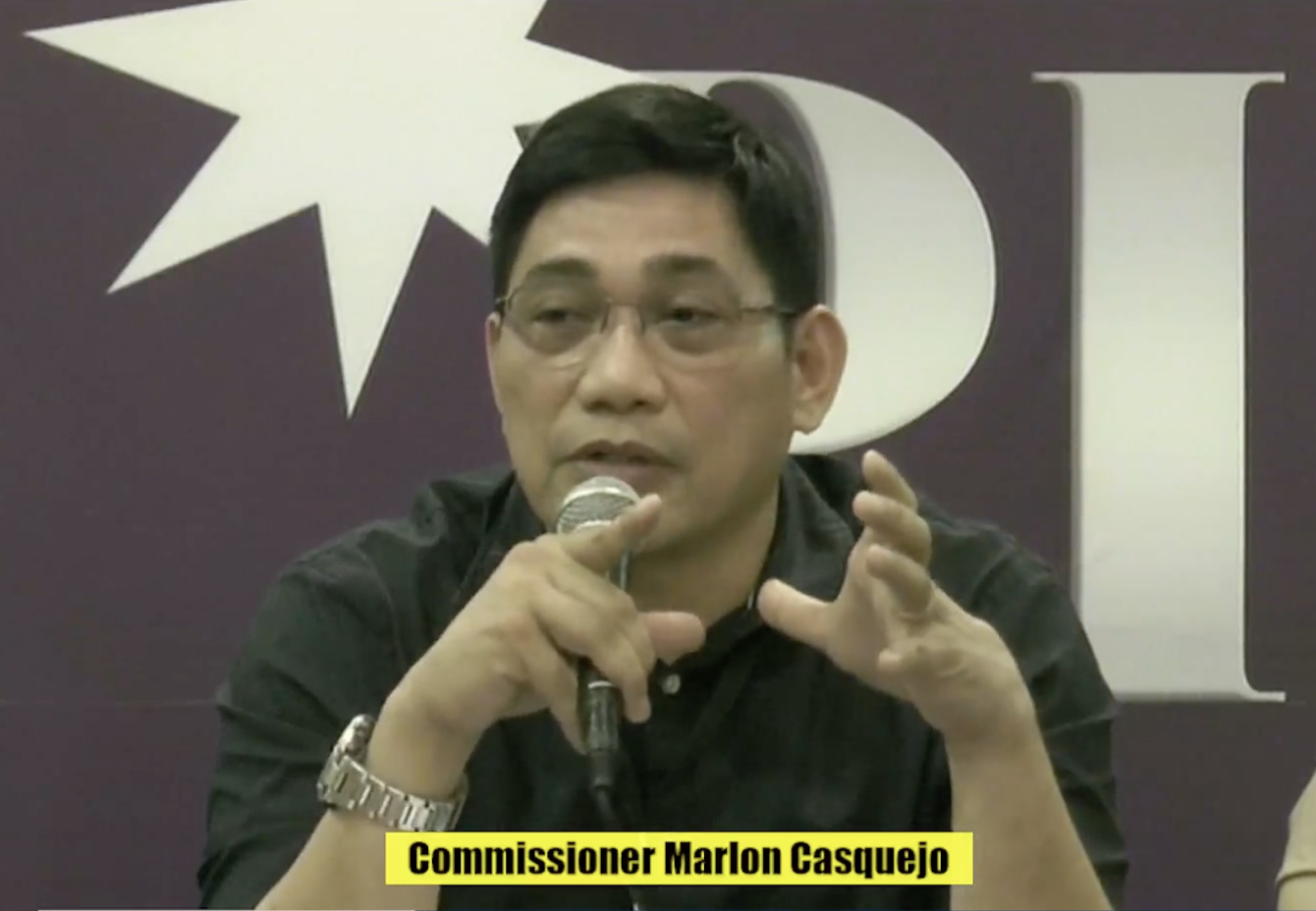 Comelec Commissioner Marlon Casquejo