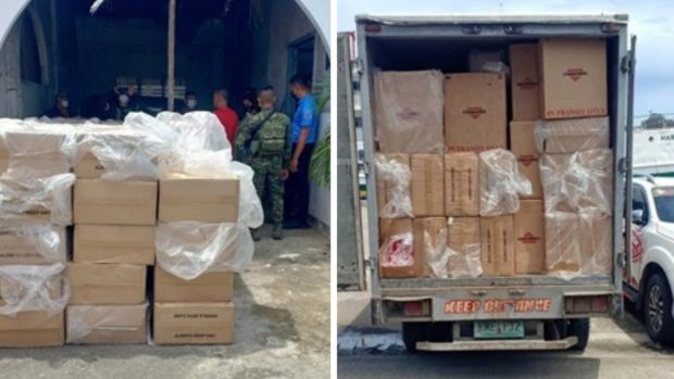 P5.7 million worth of smuggled cigarettes seized in Zamboanga City