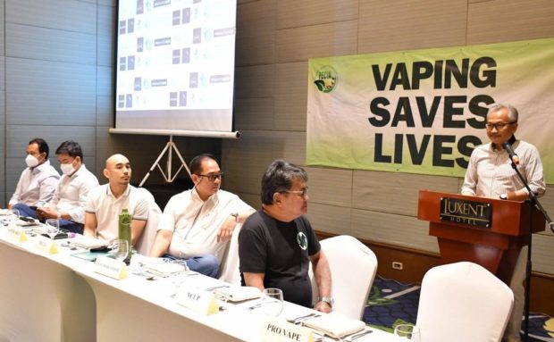 Multi-sector groups gather to push for comprehensive vape regulation