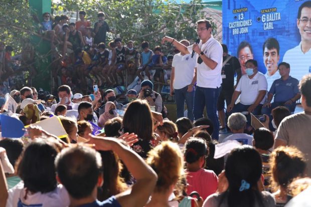 Isko Moreno in Town Hall in Mambaling, Cebu City 