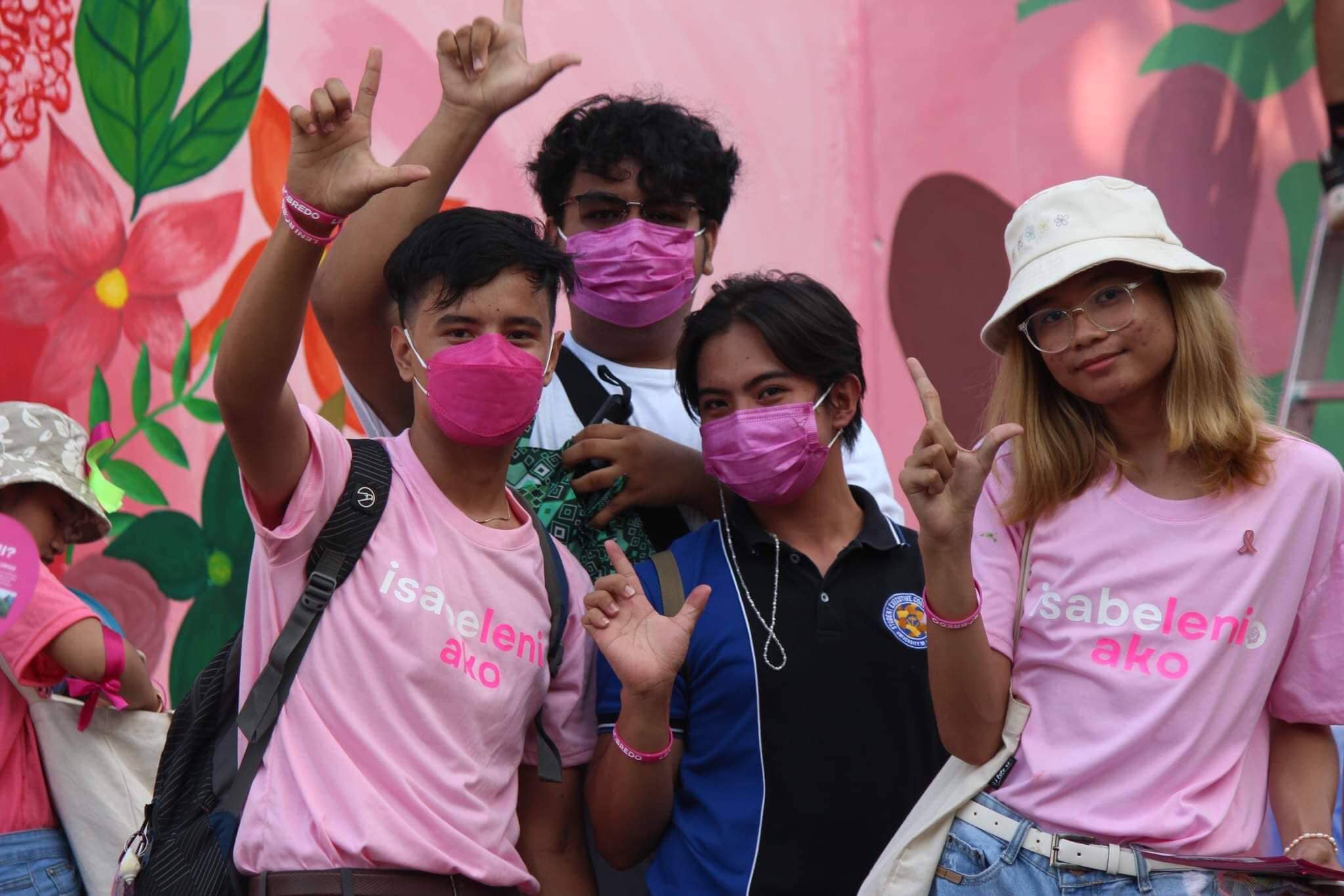 Edrian Miranda (right) takes part in an event in Isabela province in May while expressing his real self.