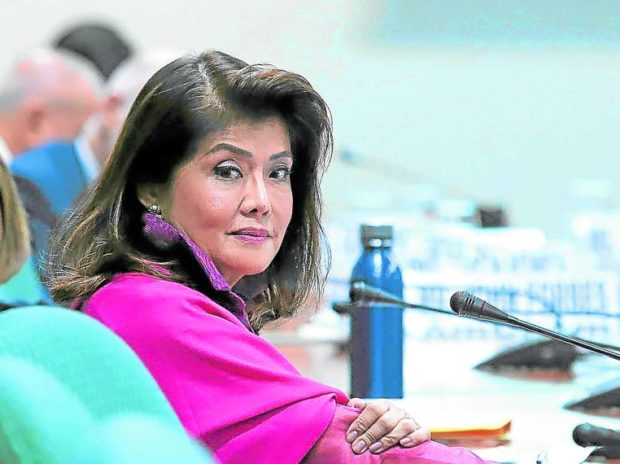 Sen. Imee Marcos. STORY: Imee Marcos-led Senate poll reforms panel: May 9 elections ‘uneventful’