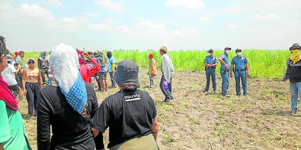 At least 87 agrarian reform beneficiaries (ARBs) and members of groups supporting them were arrested by the police on Thursday while they were clearing a 2-hectare land that is locked in a dispute at Barangay Tinang in Concepcion town, Tarlac province.