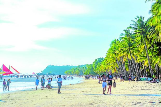 Beach on Boracay. STORY: Task force turns over Boracay Island to Aklan local gov’ts