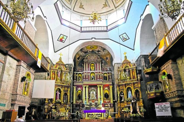 Interior of Majayjay Church. STORY: This Week’s Milestones: June 26 to July 1
