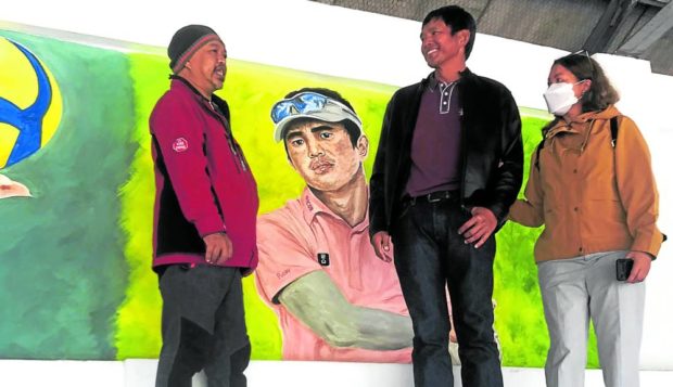 Outstanding athletes who have deep roots in Baguio City and the Cordillera are being memorialized in a series of murals. STORY: STORY: In Baguio, mural honors sports legends, Olympians