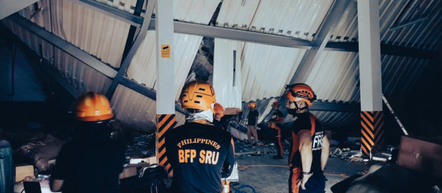 Two people were confirmed dead during an ongoing search and retrieval operation following the collapse of a structure in Meycauayan, Bulacan, the Bureau of Fire Protection (BFP) reported on Wednesday.