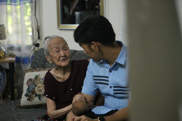Olongapo centenarian gets P100,000 cash gift from DSWD. STORY: No P100,000 cash gift yet for 704 centenarians