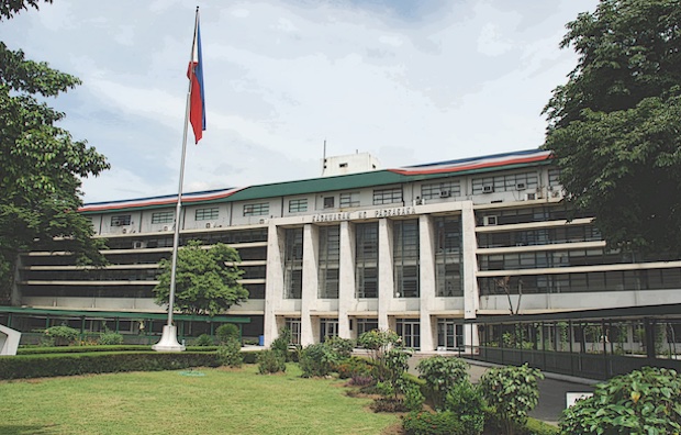 Department of Agriculture building in Quezon City. STORY: DA bans entry of livestock from Indonesia