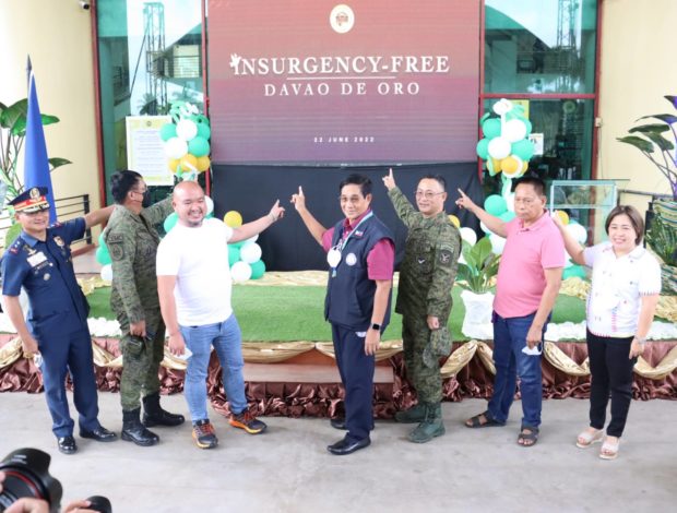 National Security Adviser Hermogenes Esperon Jr. along with other key officials