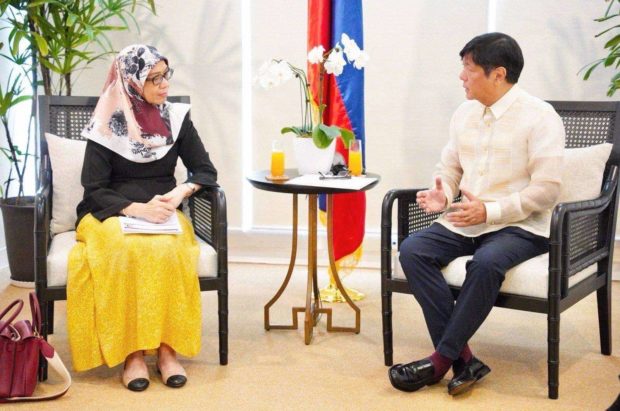 Brunei Darussalam Ambassador to the PH Johariah Wahab pays courtesy call on President-elect Ferdinand “Bongbong” Marcos Jr.