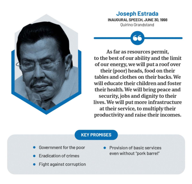 Joseph Estrada key promises